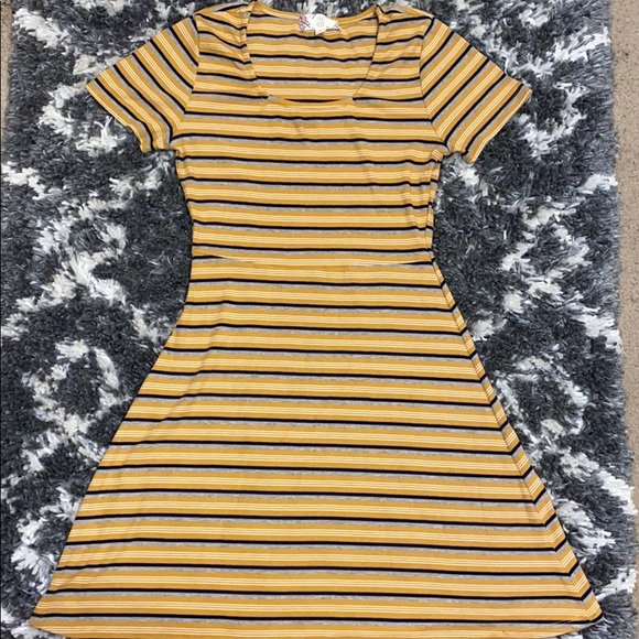 Pink Rose Dresses & Skirts - Stripped Dress